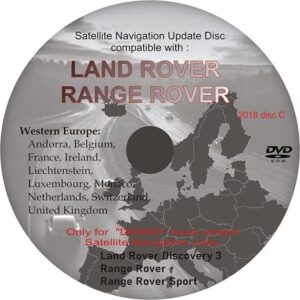 LAND ROVER / RANGE ROVER NAVIGATION KARTENUPDATE DVD EUROPE 2018