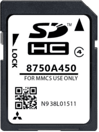 MITSUBISHI MMCS 8750A450 E11 E12 W13 NAVIGATION KARTENUPDATE SD-KARTE EUROPA 2024/2025