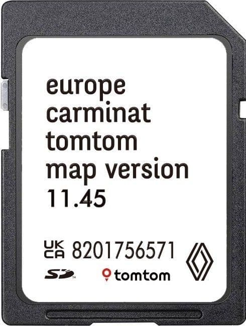 RENAULT CARMINAT V11.45 NAVIGATION KARTENUPDATE SD-KARTE EUROPE 2025-2026