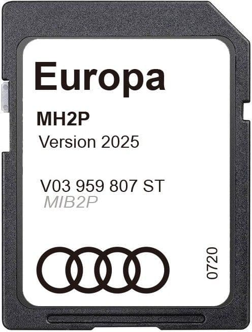 AUDI MMI 4G MH2P NAVIGATION KARTENUPDATE SD-KARTE EUROPE 2025