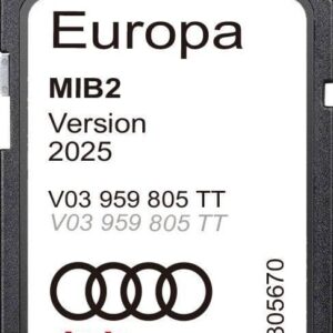 AUDI MMI 4G MIB2 NAVIGATION KARTENUPDATE SD-KARTE EUROPA 2026