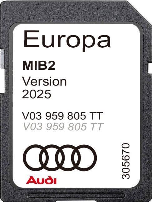 AUDI MMI 4G MIB2 NAVIGATION KARTENUPDATE SD-KARTE EUROPA 2026